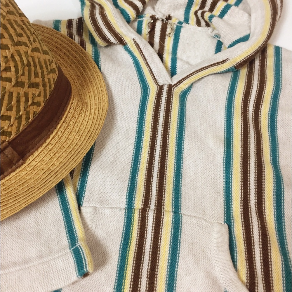 Beachy Baja Sweater Pullover Hoodie